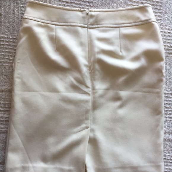 Banana Republic solid cream mini pencil skirt - Picture 5 of 7
